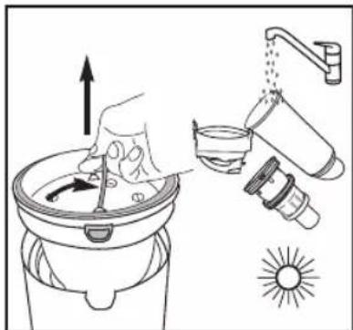 EUREKA FloorRover Dash NEU526C - Washable dust cup filters - Clean frequently - 3
