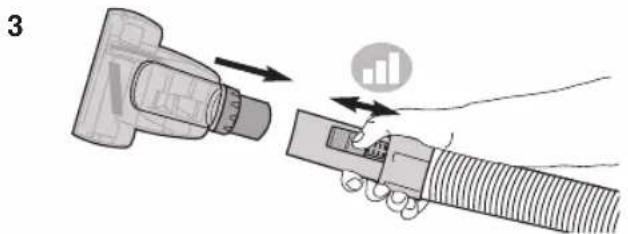 EUREKA FloorRover Dash NEU526C - Using accessories with handle as extension wand - 3