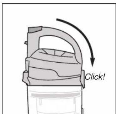 EUREKA FloorRover Dash NEU526C - Washable dust cup filters - Clean frequently - 6