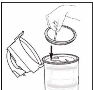 EUREKA FloorRover Dash NEU526C - Filtres lavables pour le bac à poussière - nettoyez-les fréquemment - 5