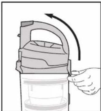 EUREKA FloorRover Dash NEU526C - Washable dust cup filters - Clean frequently - 1