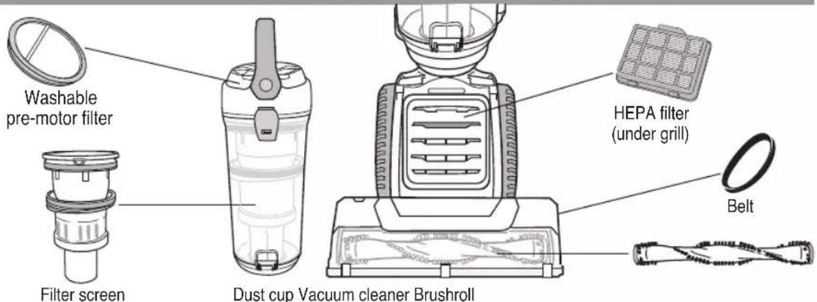 EUREKA FloorRover Dash NEU526C - What comes in the carton - 10