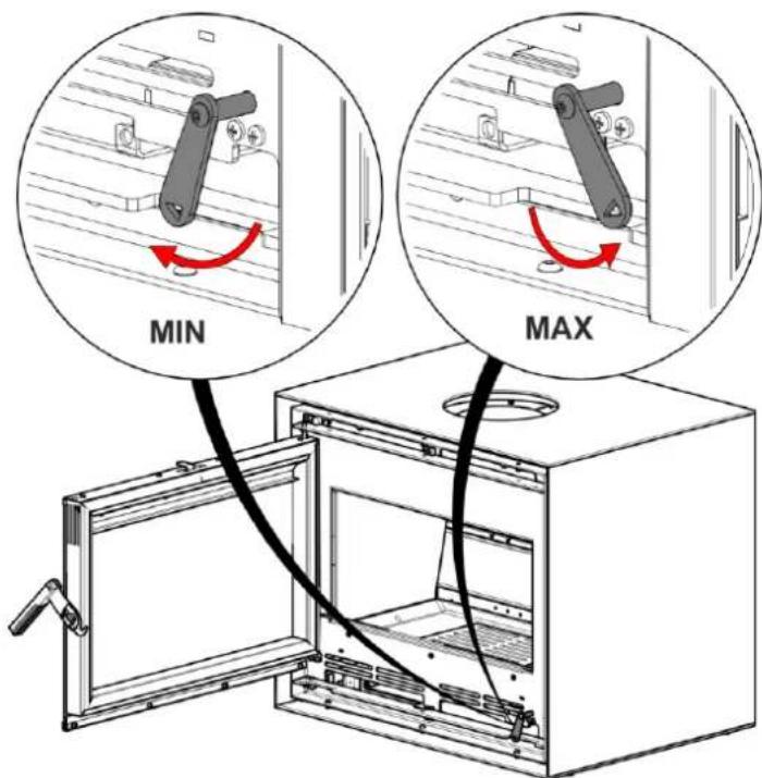 EDILKAMIN BENCH 54 - Régulation de l'air pour la combustion - 1