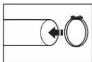 WHIRLPOOL YWED6605MC - Clamps: - 1