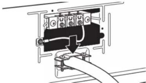WHIRLPOOL YWED6605MC - Attach power supply cord to strain relief - 1