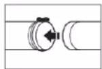 WHIRLPOOL YWED6605MC - Brides de fixation : - 2