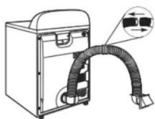 WHIRLPOOL YWED6605MC - Alternate installations for close clearances - 1