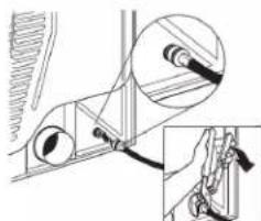 WHIRLPOOL YWED6605MC - Fixer le long tuyau à l'électrovanne de remplissage de la sécheuse et serrer les raccords - 1