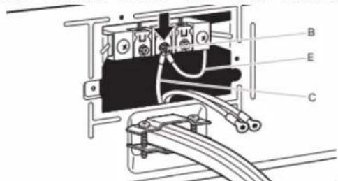 WHIRLPOOL YWED6605MC - Connect neutral bond wire and neutral wire - 1