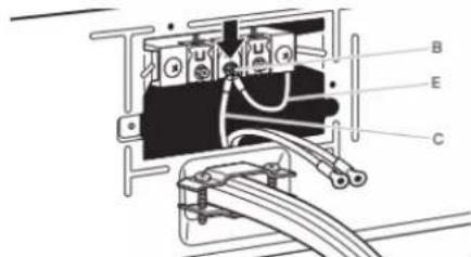 WHIRLPOOL YWED6605MC - Connecter le conducteur neutre et le conducteur neutre - 1