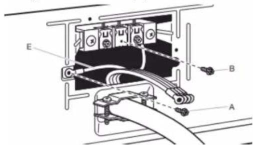 WHIRLPOOL YWED6605MC - Attach power supply cord to strain relief - 2