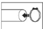WHIRLPOOL YWED6605MC - Brides de fixation : - 1