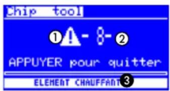 Ersa iCON 1 - Messages d'erreur - 1