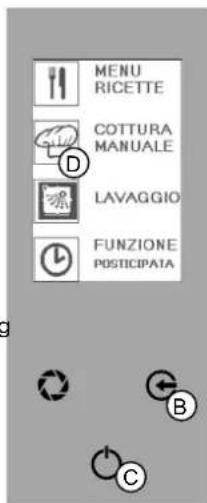 MBM CMFG6 - Il segnalatore acustico dopo alcuni secondi s'interrompe in modo automatico mentre, il segnalatore visivo sullo schermo, viene disabilitato azionando l'apertura della porta. - 1