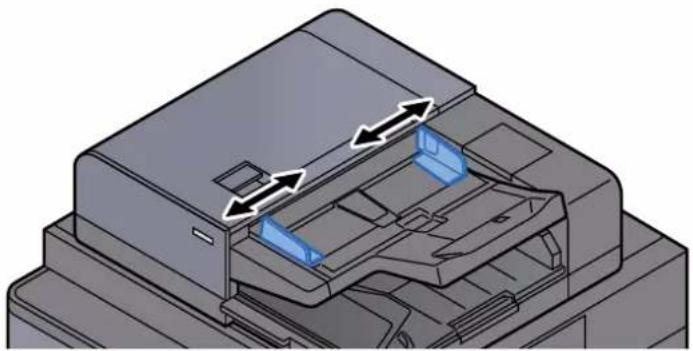 KYOCERA TASKalfa 9002i - Régler les guides de largeur de papier. - 1