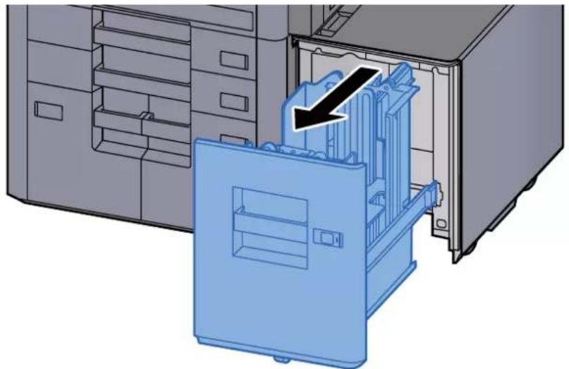 KYOCERA TASKalfa 9002i - Sortir entièrement le magasin de la machine. - 1