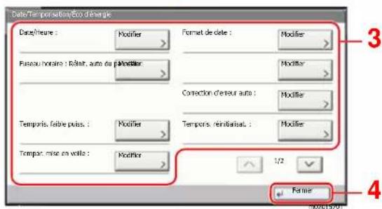 KYOCERA TASKalfa 9002i - Sélectionner une fonction. - 3