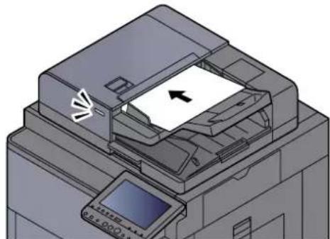 KYOCERA TASKalfa 9002i - Mettre en place les originaux. - 1