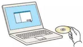 KYOCERA TASKalfa 9002i - Insérer le DVD. - 1