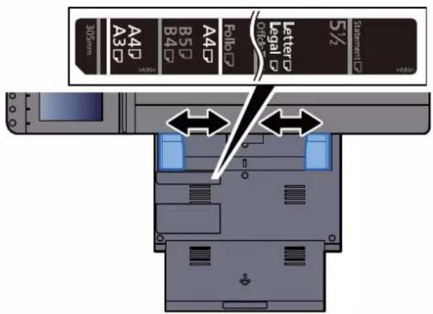 KYOCERA TASKalfa 9002i - Régler le format du bac MF. - 1
