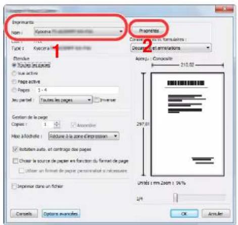 KYOCERA TASKalfa 9002i - Configurer les paramètres. - 1
