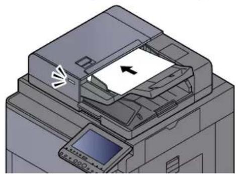 KYOCERA TASKalfa 9002i - Mettre en place les originaux. - 1