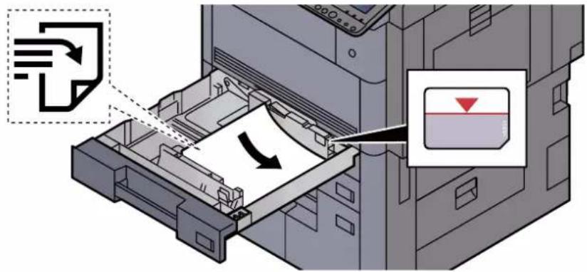 KYOCERA TASKalfa 9002i - Charger du papier. - 1