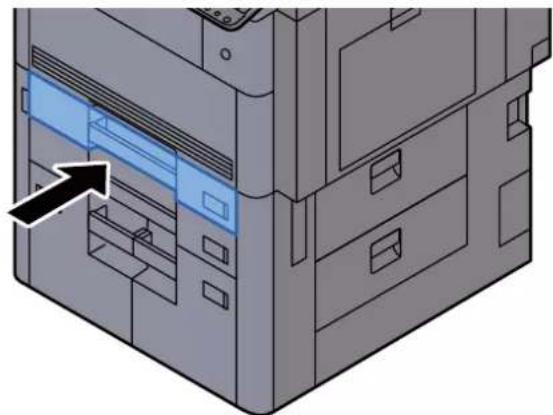 KYOCERA TASKalfa 9002i - Repousser doucement le magasin à l'intérieur. - 1