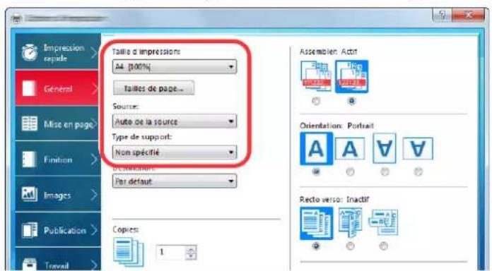 KYOCERA TASKalfa 9002i - Configurer les paramètres. - 2