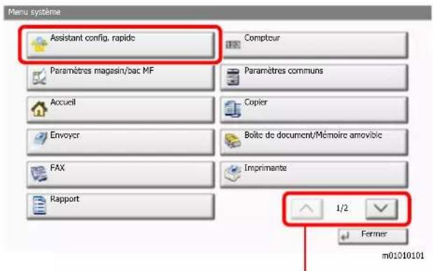 KYOCERA TASKalfa 9002i - Utilisation de l'écran - 1