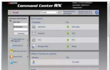 KYOCERA TASKalfa 9002i - Effectuer des opérations à distance (Command Center RX) - 1