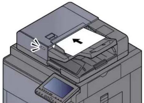 KYOCERA TASKalfa 9002i - Mettre en place les originaux. - 1