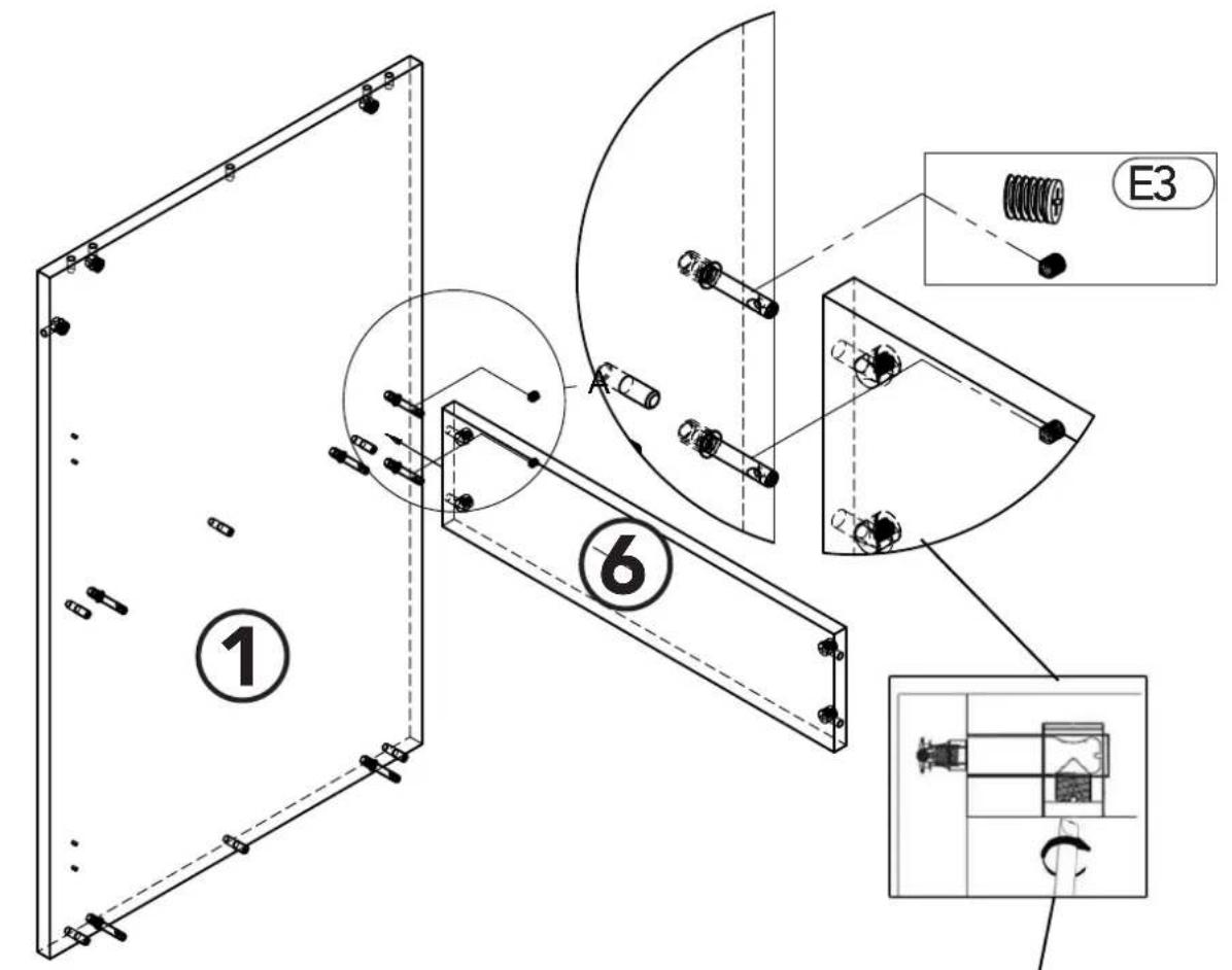 BRANDY BEST TRIO120 - 1) Montage du meuble / Furniture assembly - 4