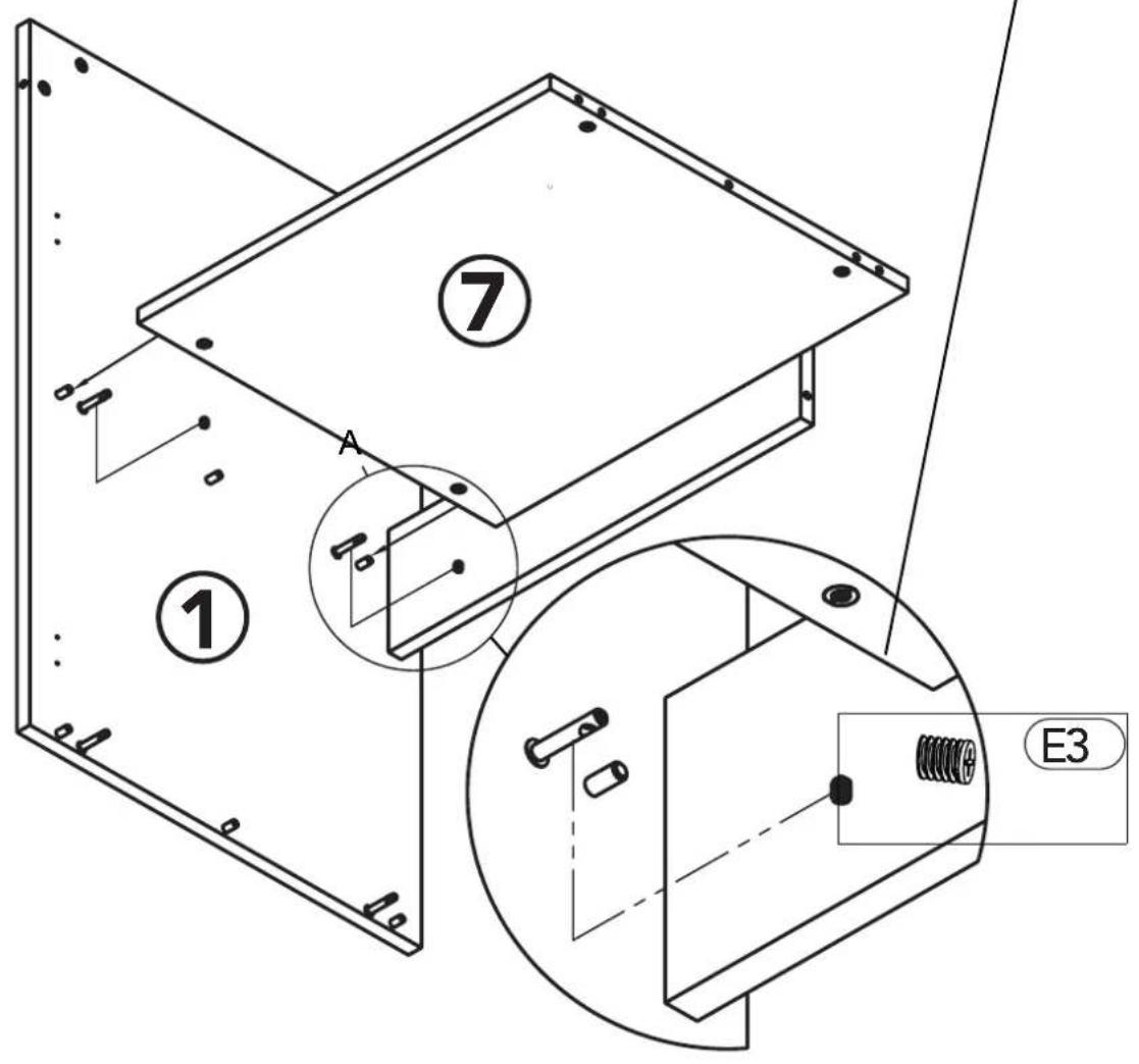 BRANDY BEST TRIO120 - 1) Montage du meuble / Furniture assembly - 5