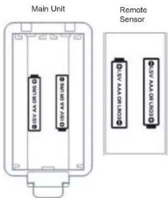 LEXIBOOK MeteoClock Elegance SM1800 - Battery installation - 1