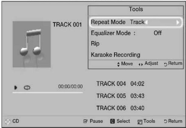 SAMSUNG HTJ4550K - Playing a Pre-Recorded Commercial Audio Disc - 1