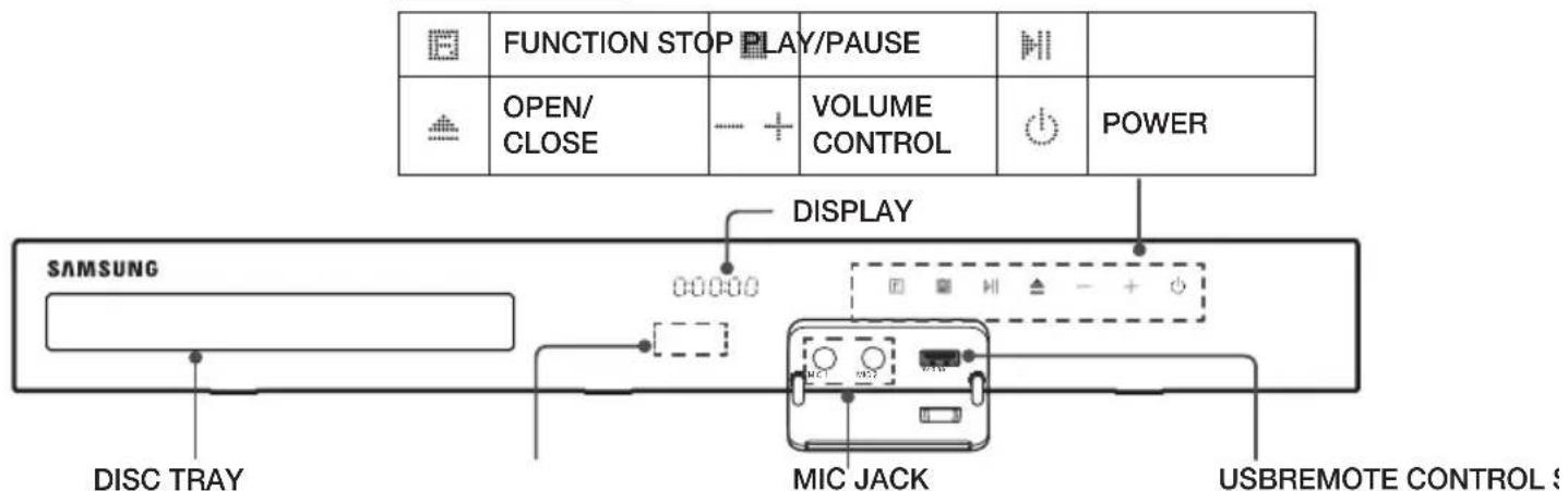 SAMSUNG HTJ4550K - Front Panel - 1