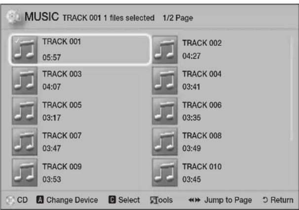 SAMSUNG HTJ4550K - Creating a Music Playlist - 1
