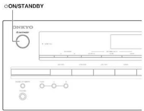 ONKYO HTR391 - Mise sous/hors tension de I'Ampli-tuner AV - 1