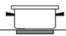 FALMEC Induction Hob 58 cm - Pentole adatte per l'induzione: - 8