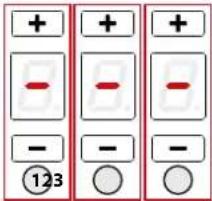 + + - - - ⑫23 + + - - -