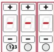 + + - - - + - - - - - ⑫23 ○ ○