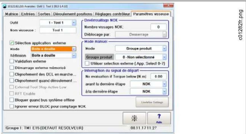 Cleco S133411 - Définir le mode de selection - 1