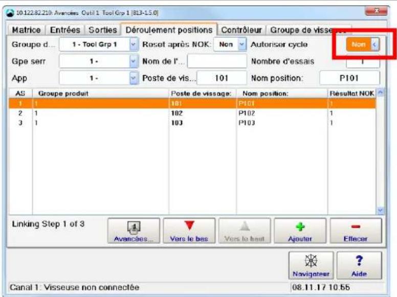 Cleco S133411 - Sélectionner le mode - 1
