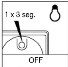 STEINEL HF 360 UP - Pulsador para functions de luz ⑥ (solo para IR 180 UP y HF 360 UP) - 3