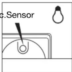 STEINEL HF 360 UP - Permanent light mode Button 1 x ON - 1