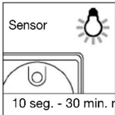 STEINEL HF 360 UP - Pulsador para functions de luz ⑥ (solo para IR 180 UP y HF 360 UP) - 1