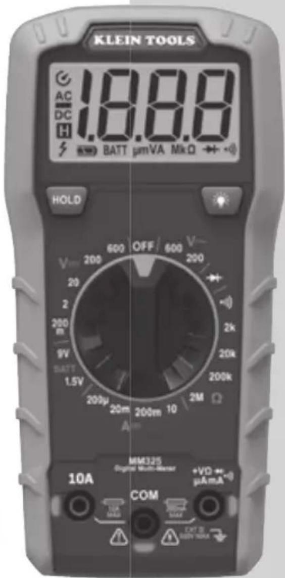 Klein Tools MM325 - CUSTOMER SERVICE - 1