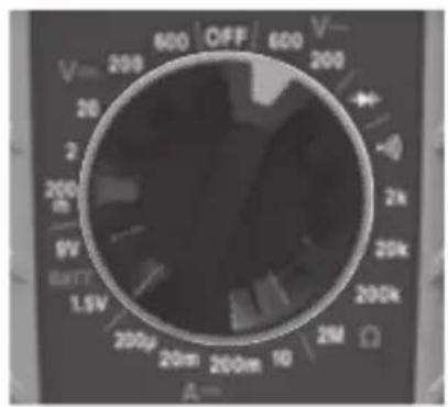 Klein Tools MM325 - TENSION C.A. (INFÉRIEURE À 600 V) - 2