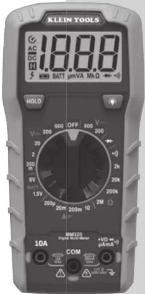 Klein Tools MM325 - BOTÓN "HOLD" (RETENER) - 1